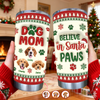 Dog Mom Christmas – Personalized 3D Inflated Effect Tumbler  Gifts For Dog Lovers CH07 896890