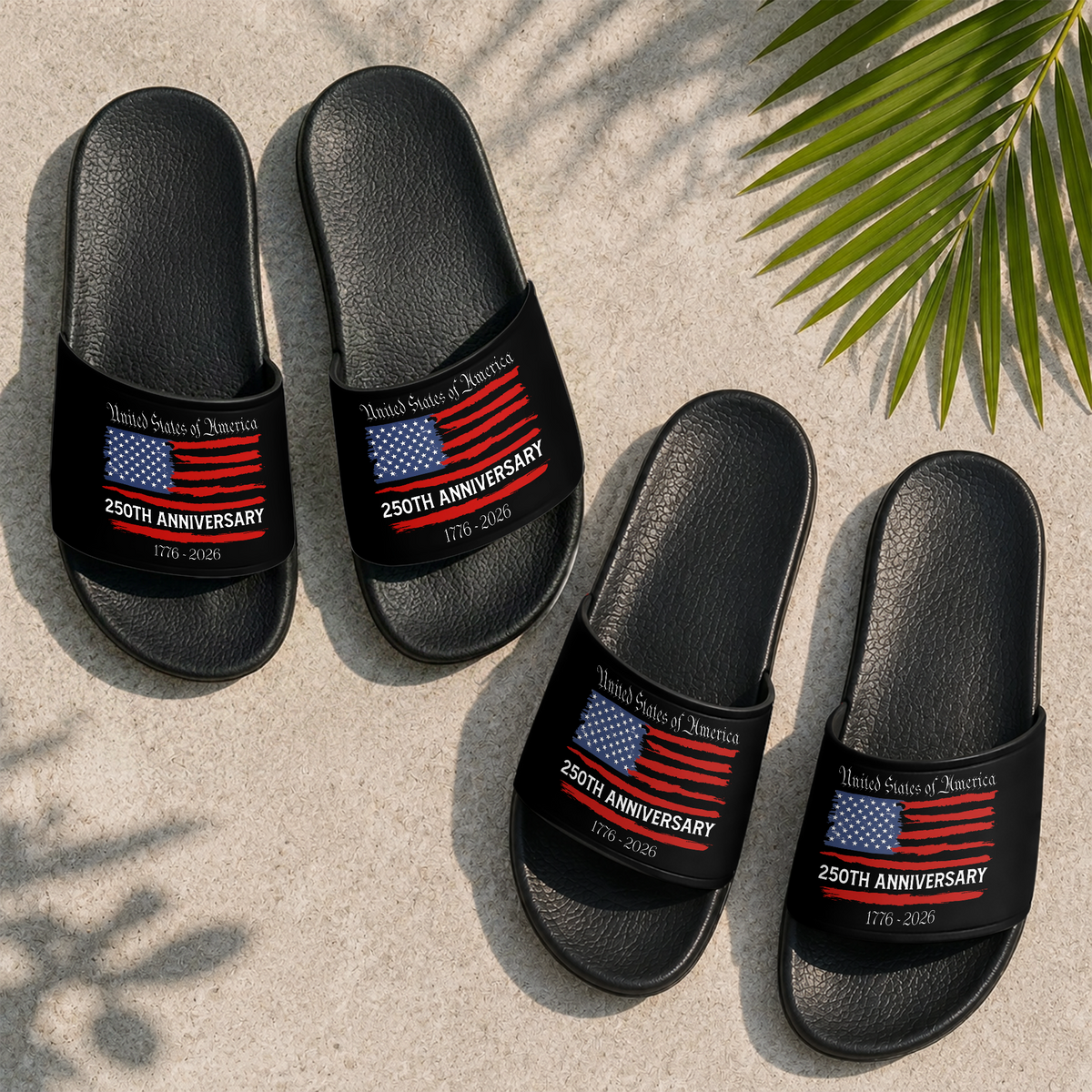 USA 250th Anniversary Eagle Slide Sandals - 1776-2026 Patriotic Gift HA75 921510