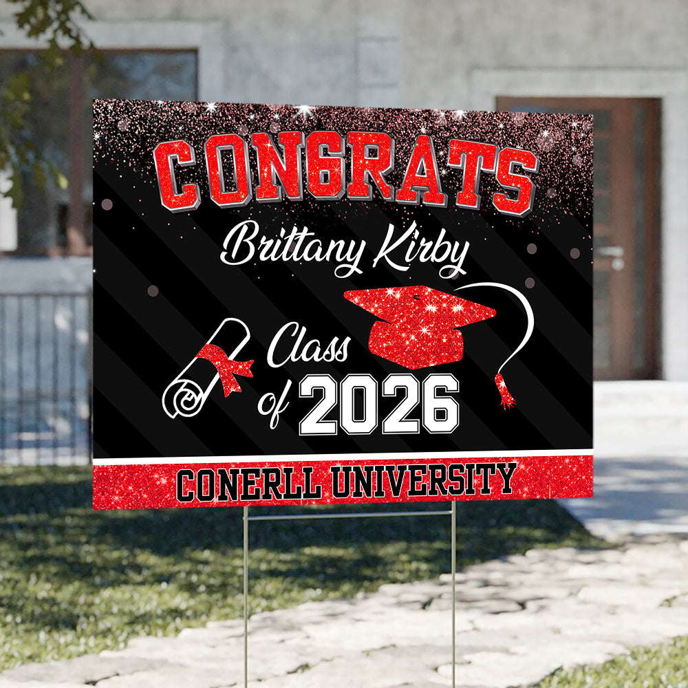 Custom Name Class Of 2026 Personalized Graduation Yard Sign HA75 920466
