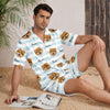 Custom Pet Photo Christmas Short Pajamas for Pet Lovers LM32 669865