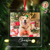 Custom Dog Photo Acrylic Ornament Christmas Gift For Dog Lovers LM32 895769