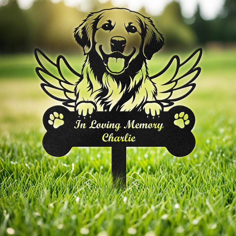 Custom Photo Dog Cat Memorial Stake Sign HA75 920024