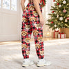 Custom Dog Cat Photo Christmas Pattern Sweatpants, Funny Holiday Gift for Pet Lovers LM32 670105