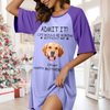 Custom Photo Life Would Be Boring Without Me Raglan Nightgown Gift For Mom TH10 169481