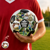 Custom Photo Best Coach Ever Best Dad Ever Soccer Ball - Gift For Dad, Father's Day, Soccer Lovers HO82 902724