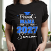 Personalised Proud Grandma of a Class of 2026 Senior Dark Shirt LM32 899309