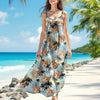 Custom Cat Photo Tropical Summer Pattern Cami Maxi Dress HO82 902398