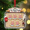 Personalized Family Cookie Baking Tray Christmas Acrylic Ornament TH10 171133