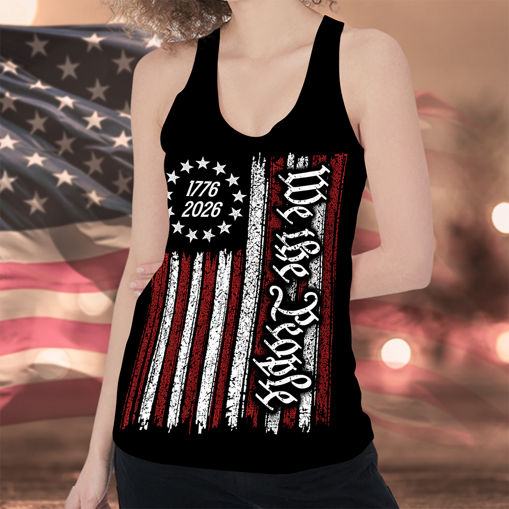 We The People 1776-2026 US Flag TankTop HA75 920994