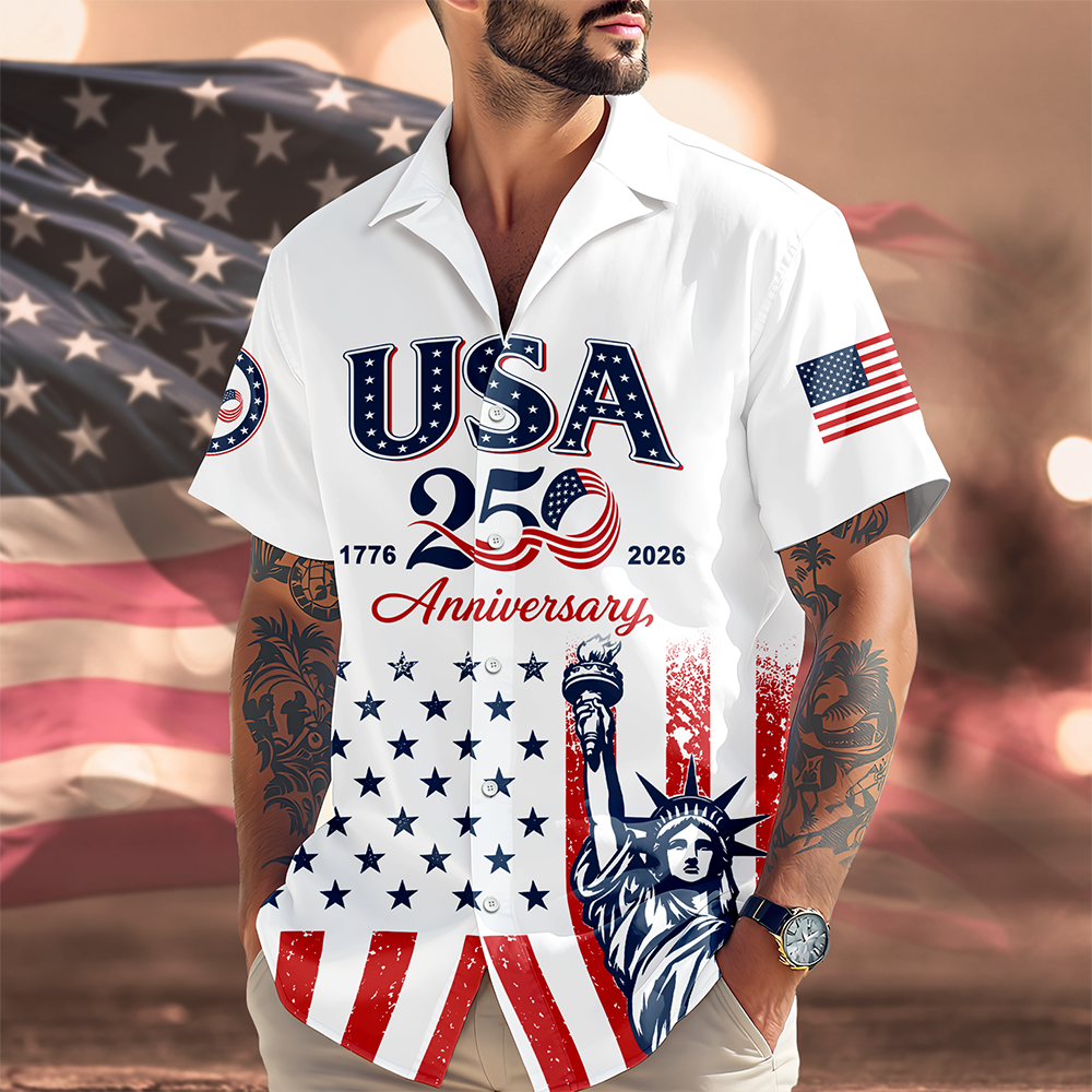 USA 250 Anniversary 1776 - 2026 Hawaiian Shirt TH10 169951