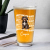 Custom Photo Best Dog Dad Ever Beer Glass - Father’s Day Gift for Dog & Cat Owners HA75 921370