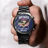 Personalized Name Patriotic 250th Anniversary God Bless America Eagle 1776–2026 Men's Wrist Watch HO82 901560