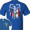 Mexico America Flag Back & Front Shirt HO82 N369 894968