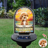 Custom Dog Cat Photo I'm Always With You Memorial Solar Light TH10 896055