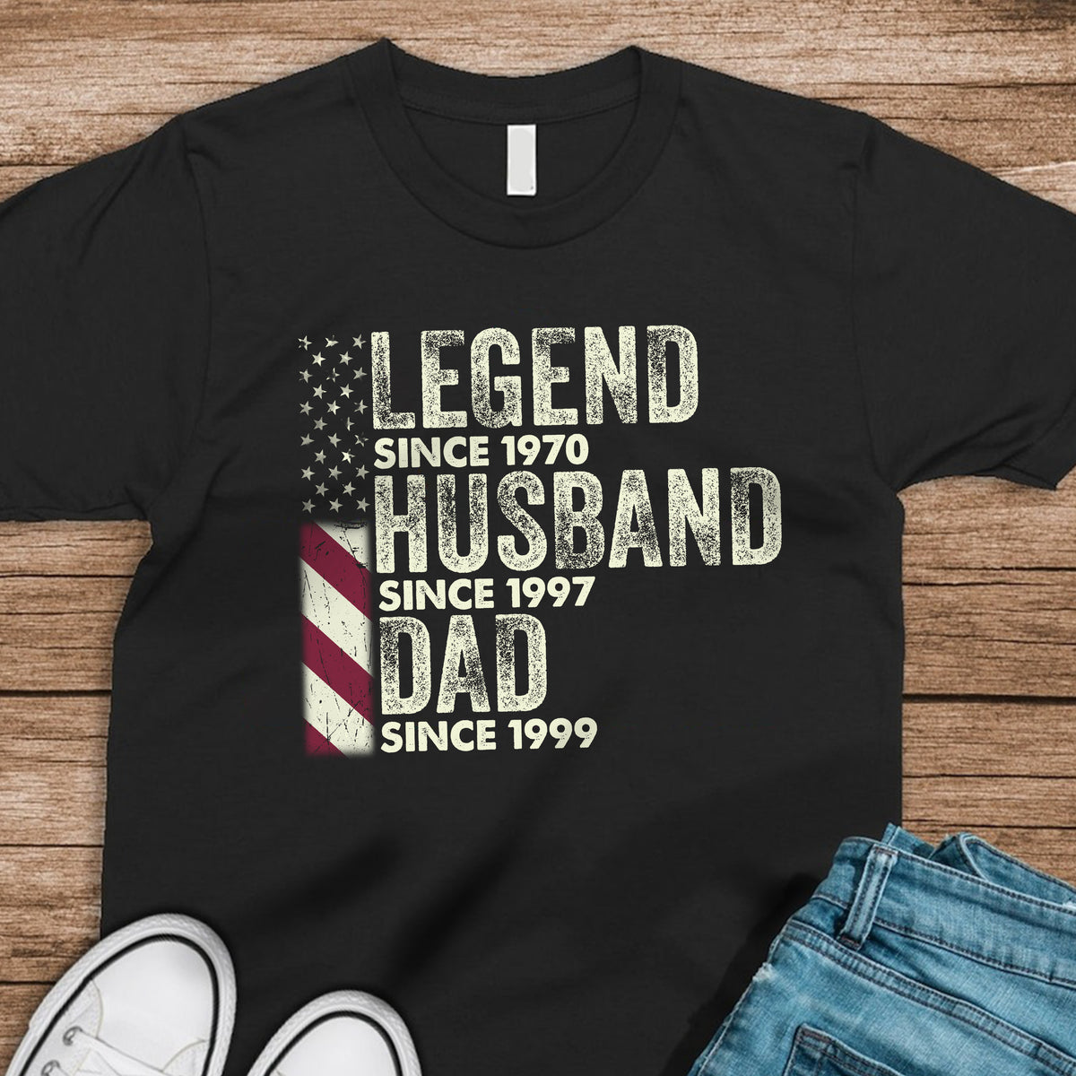 Personalized Legend Husband Dad Grandpa Front Shirt TH10 892909