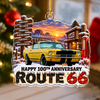 Personalized Route 66 100th Anniversary Christmas Acrylic Ornament  Car Lover Gift LM32 670287
