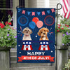 Custom Dog Photo Happy 4th Of July Garden Flag Independence Day Gift CH07 896048