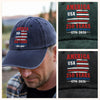 America 250 Years Semiquincentennial Washed Denim Baseball Cap TH10 894675