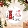 Personalized First Christmas In Our New Home Ceramic Ornament, Housewarming Christmas Keepsake TH10 171557
