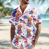 Custom Dog Photo United State Flag Hawaii Shirt TH10 169077