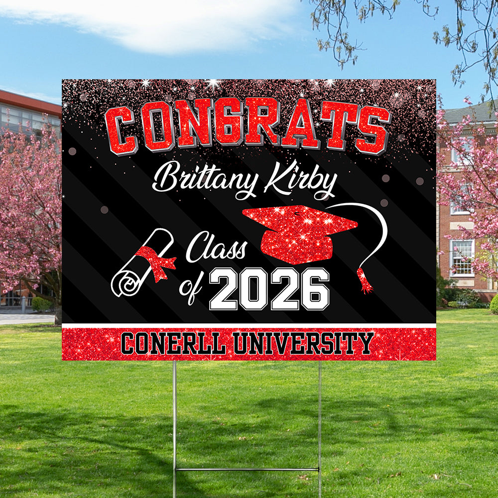 Custom Name Class Of 2026 Personalized Graduation Yard Sign HA75 920466