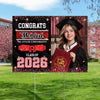Custom Photo Congrats Class of 2026 Graduation Yard Sign CH07 910734