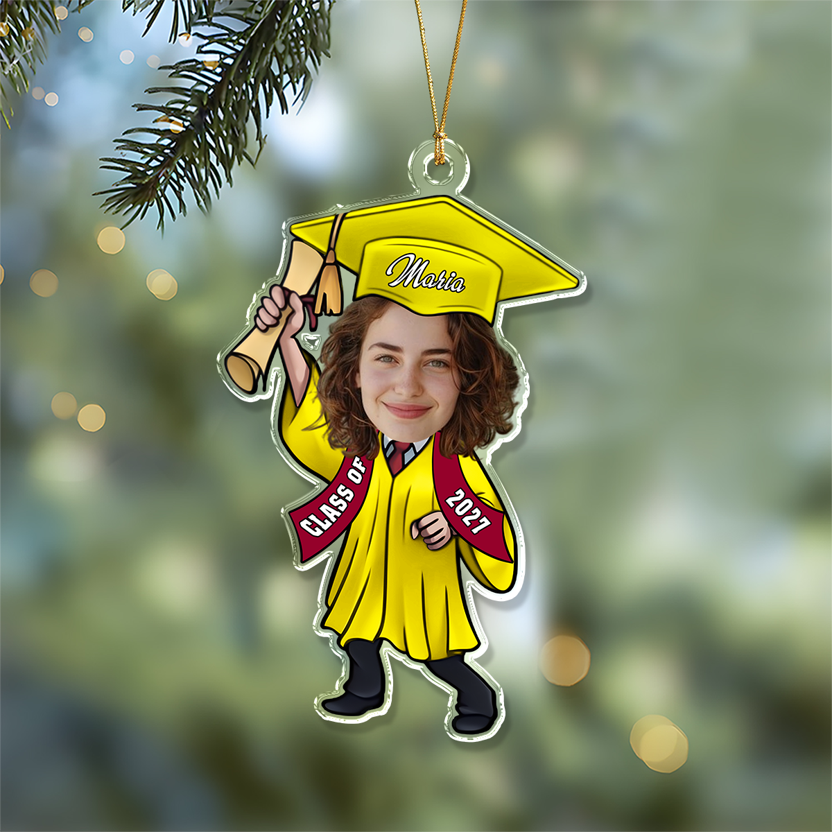 Custom Photo Graduate Personalized Graduation Acrylic Ornament HA75 892708