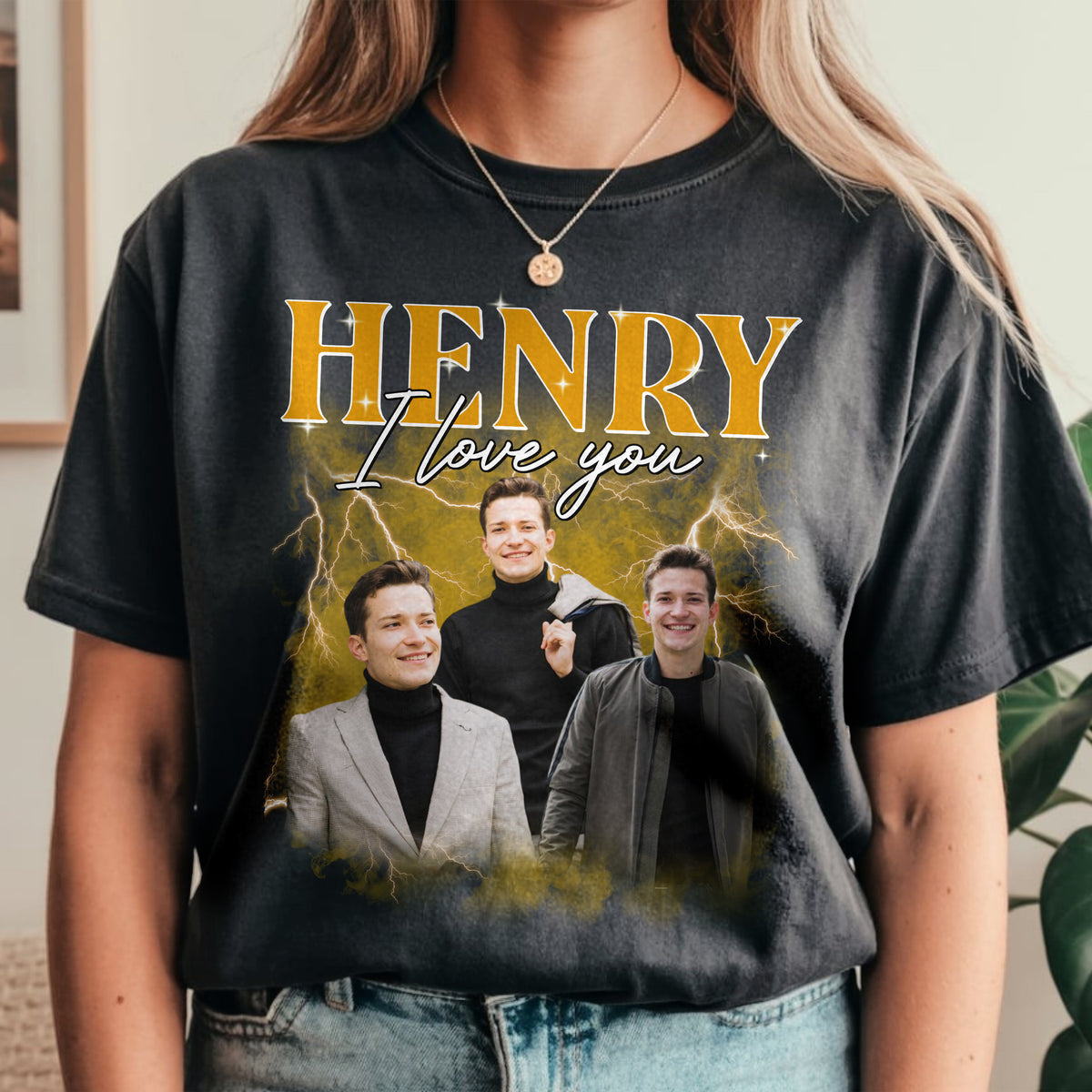 Custom Girlfriend Boyfriend Photo Vintage Bootleg Couple Comfort Shirt HO82 894904