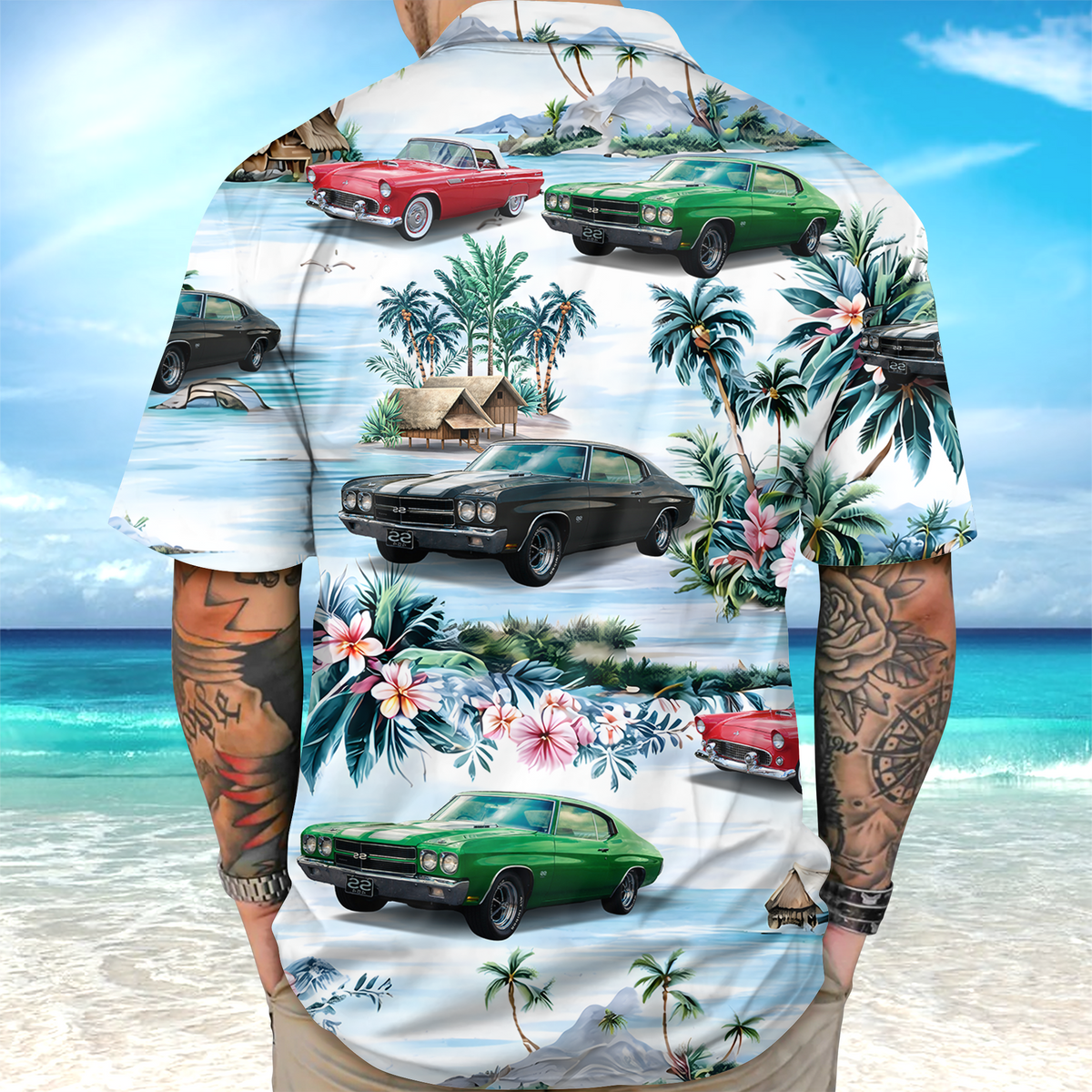 Custom Car Photo Aloha Hawaiian Shirt - Gift for Car Enthusiasts TH10 169463