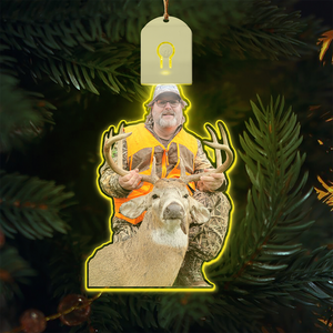 Custom Photo Gift For Hunter Led Acrylic Ornament HA75 891682