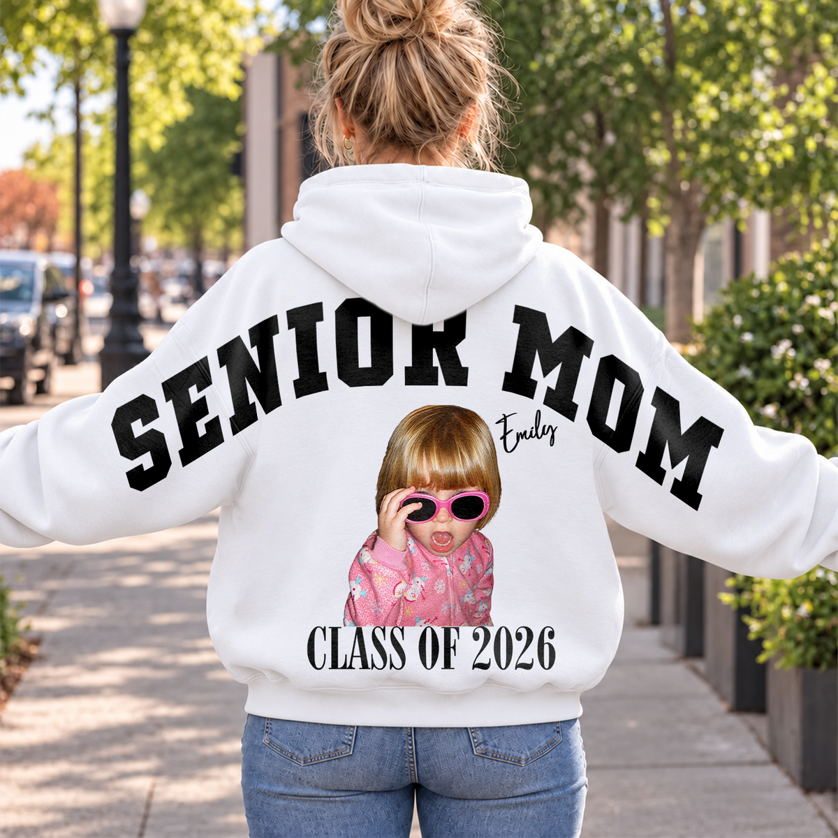 Custom Photo Senior Mom Dad Shoulder To Shoulder Shirt CH07 180940