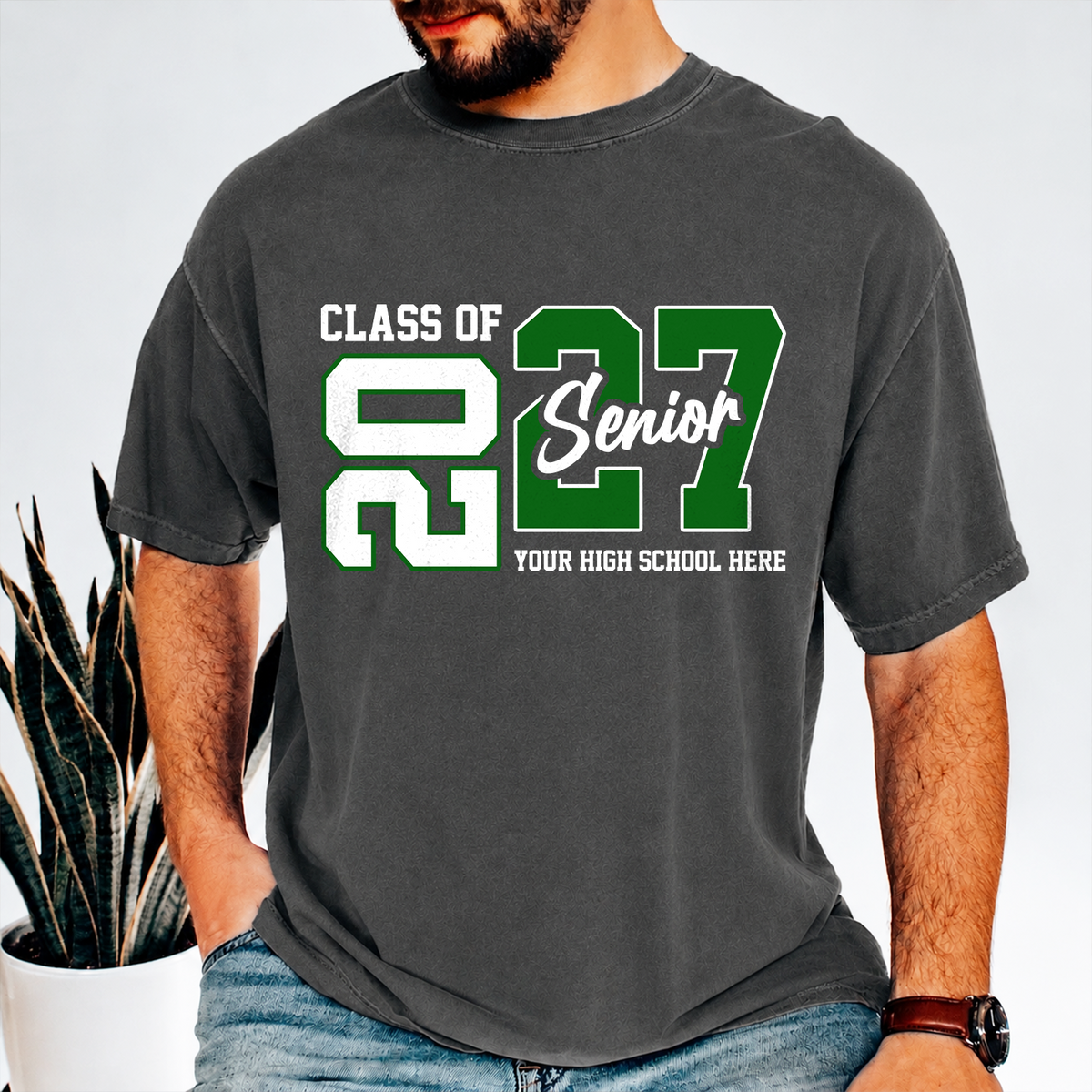Personalized Class of 2027 Senior Comfort Shirt Graduation Gift LM32 669787