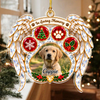 Custom Pet Photo Christmas Memorial Acrylic Ornament Gifts For Dog And Cat Lovers TH10 171605