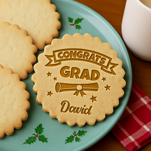 Personalized Name Congrats Graduation Class Of 2025 Cookie Stamp LM32 897439