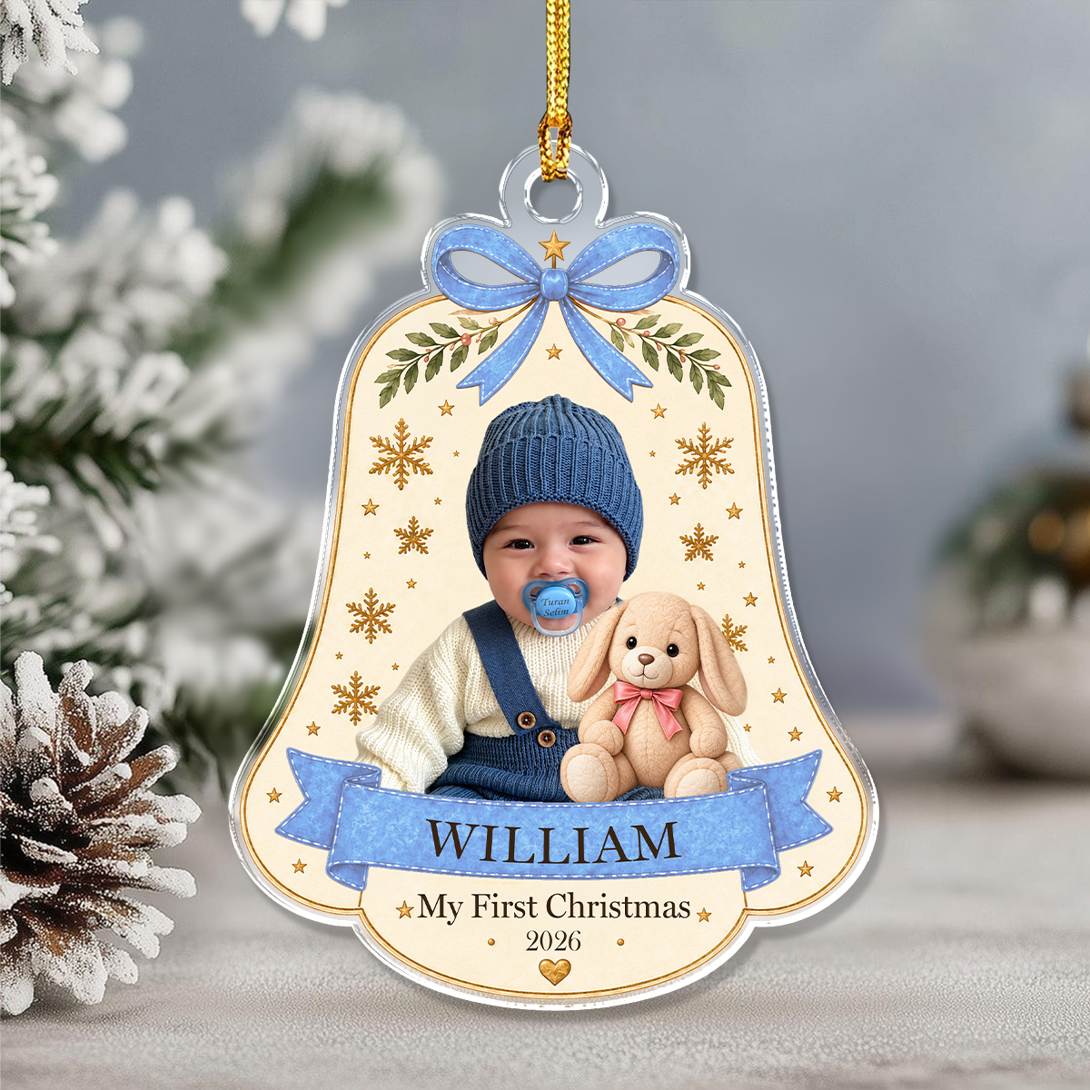 Personalized Baby’s First Christmas Acrylic Ornament LM32 669869