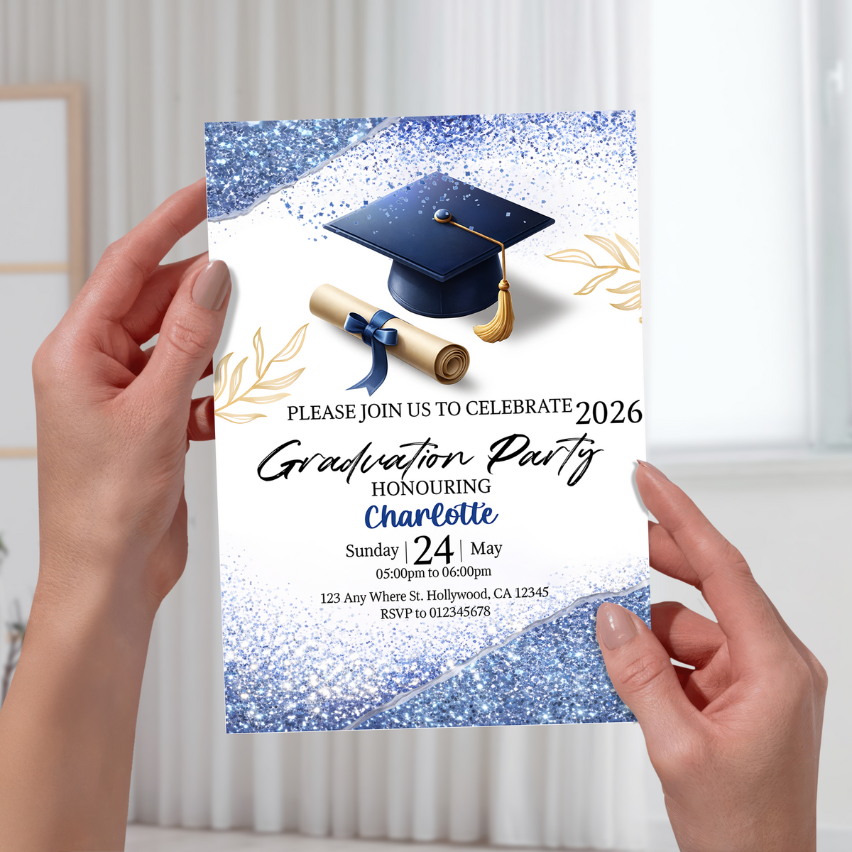 Please Join Us To Celebrate Graduation Party Greeting Card TH10 898779