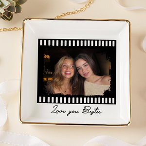 Custom Bestie Film Photo Jewelry Dish For Best Friends CH07 899894