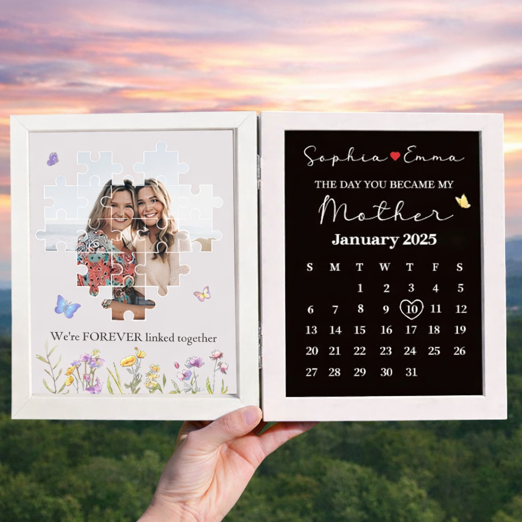 Custom Photo The Day You Became My Mother Puzzle Photo Frame TH10 169137