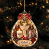 Custom Photo Forever In Our Hearts Memorial Acrylic Ornament TH10 171469