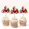 Custom Photo Cute Baby Christmas Cupcake Topper CH07 899770