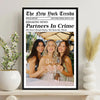 Custom Best Friends Photo Gift - Personalized Newspaper Photo Poster CH07 896478