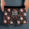 Custom Face Photo Kiss Me Men's Boxer Brief Funny Valentine Gift For Husband/Boyfriend CH07 899742