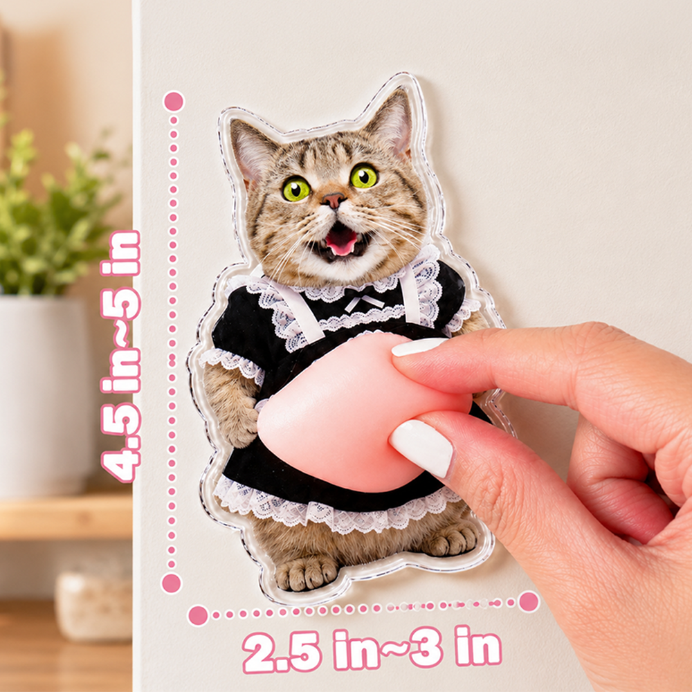 Custom Funyy Photo Pet Belly Squishy Fridge Magnet Gift For Dog Lover Cat Lover CH07 911870