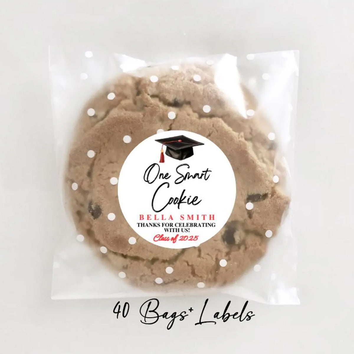 One Smart Cookie 2026 Graduation Labels & Bags HO82 902234