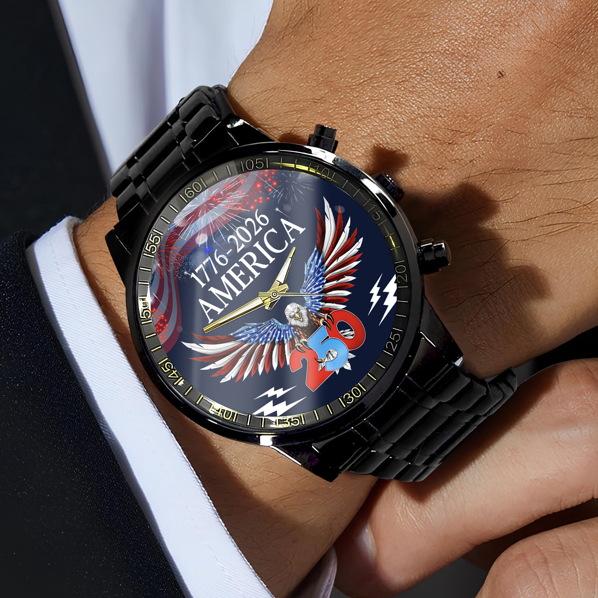 250 Years America Semiquincentennial Men's Wrist Watch HA75 920596