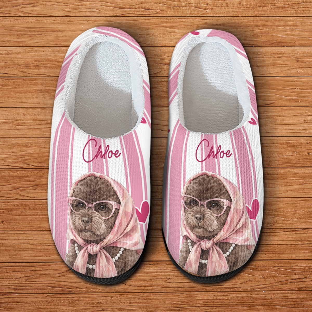 Custom Pet Photo Slippers Cozy Pet Lover Gift for Christmas HO82 903486