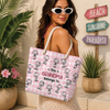 Custom Name This Grandma Belong To Beach Tote Bag CH07 180092