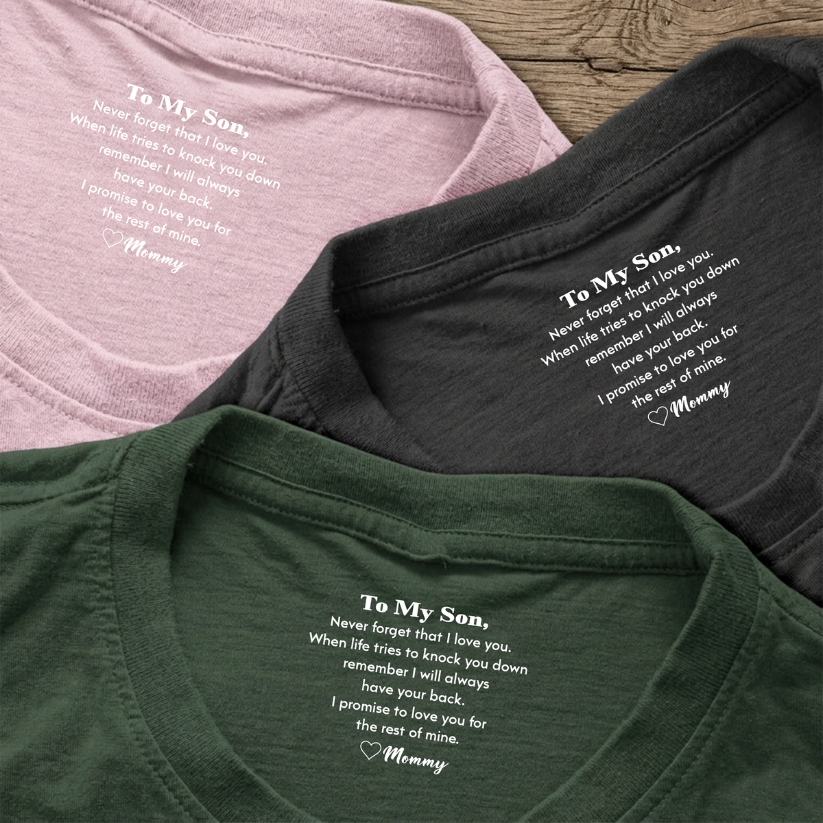 Personalized Never Forget That I Love You Back Neck Shirt TH10 169177