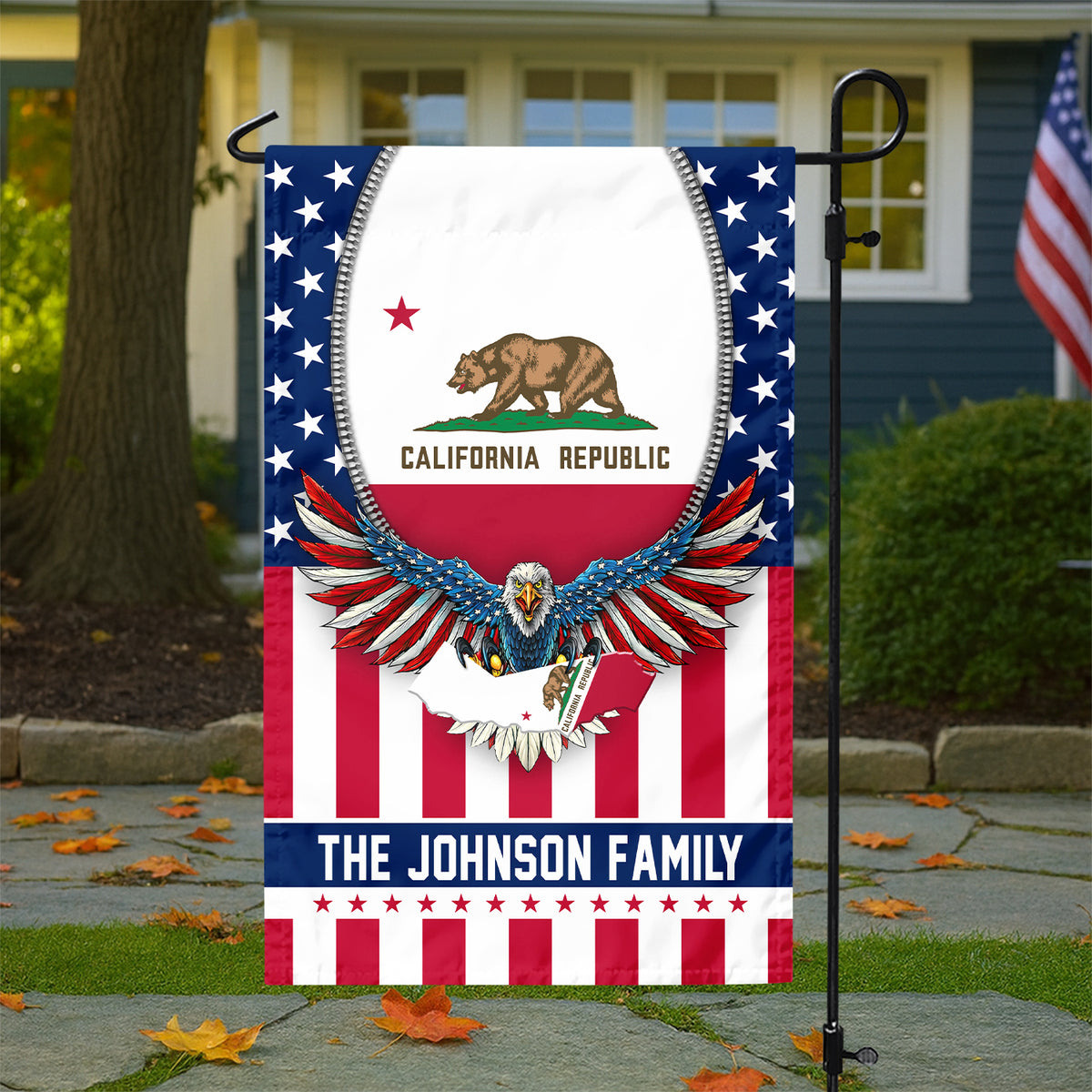Custom USA States Happy 250th Birthday Years Of Freedom Garden Flag LM32 899033