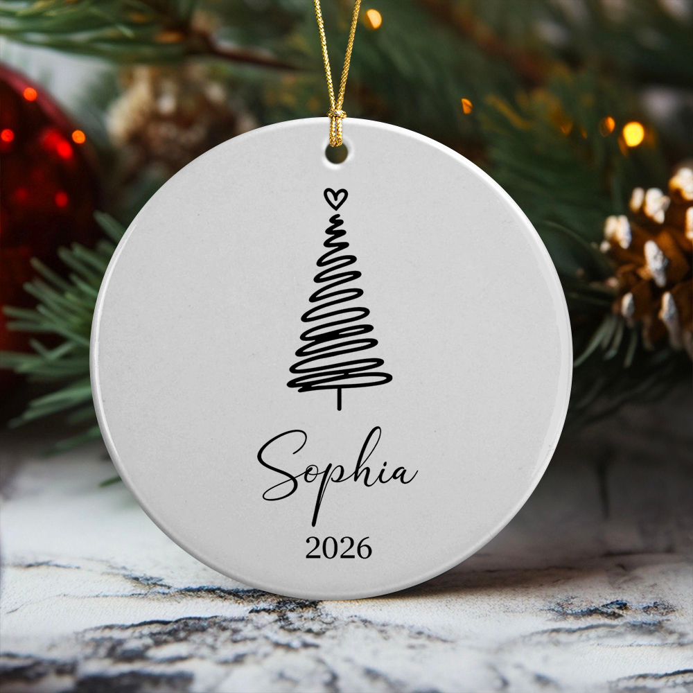 Personalized Custom Name Family Ceramic Ornament For Christmas TH10 170651